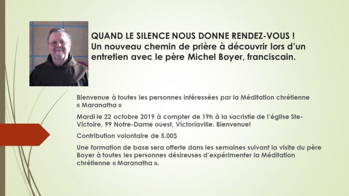 QUAND LE SILENCE NOUS DONNE RENDEZ-VOUS ! oct 2019